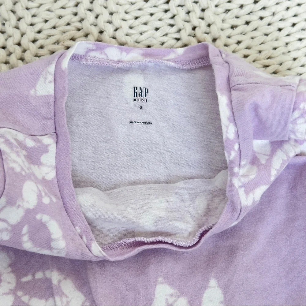 Gap Girl's Purple Sleeveless Flower Sundress for Casual Days Size Small